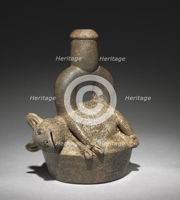 Vessel with Peccary, 500-200 BC. Creator: Unknown.