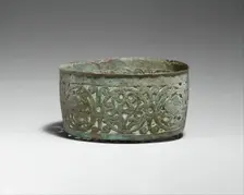 Vessel with Pierced Designs, Syria, ca. 700. Creator: Unknown