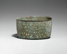 Vessel with Pierced Designs, Syria, ca. 700. Creator: Unknown
