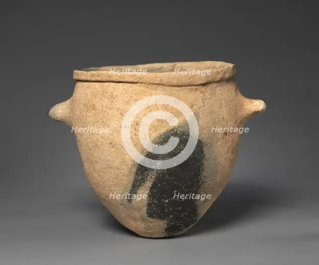 Vessel with Two Lugs, 100s BC. Creator: Unknown.