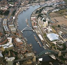 Vessels participating in the Tall Ships Race on the River Tyne, Newcastle-upon-Tyne, 2005