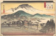Vesper Bells at Mii Temple, 19th century. Creator: Ando Hiroshige