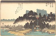 Vesper Bells at Ikegami, 19th century. Creator: Ando Hiroshige
