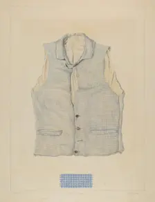 Vest, 1935/1942. Creator: Frank J Mace