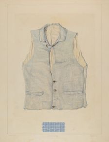 Vest, 1935/1942. Creator: Frank J Mace
