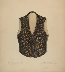 Vest, 1935/1942. Creator: Isabelle De Strange