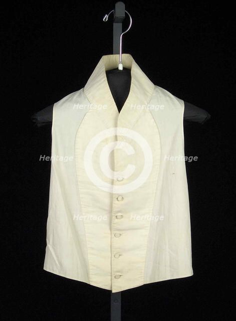 Vest, American, 1830-39. Creator: Unknown.