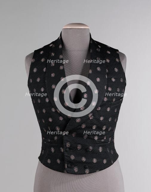 Vest, American, 1845-60. Creator: Unknown.