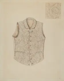 Vest, c. 1936. Creator: Lillian Causey