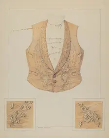 Vest, c. 1937. Creator: Carmel Wilson