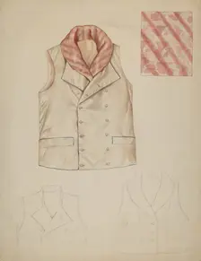 Vest, c. 1937. Creator: Lillian Causey