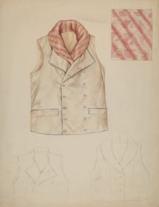 Vest, c. 1937. Creator: Lillian Causey