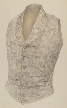 Vest, c. 1940. Creator: Alvin Shiren