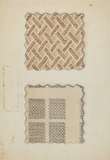 Vest Material, c. 1936. Creator: Robert Stewart