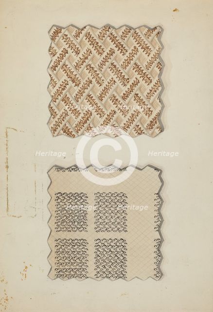 Vest Material, c. 1936. Creator: Robert Stewart.