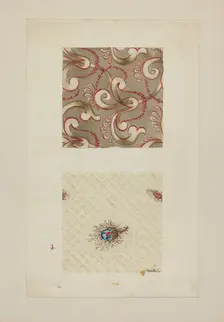 Vest Material, c. 1936. Creator: Robert Stewart