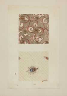 Vest Material, c. 1936. Creator: Robert Stewart