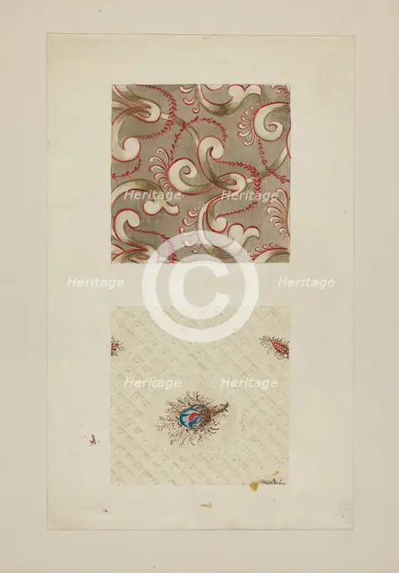 Vest Material, c. 1936. Creator: Robert Stewart.