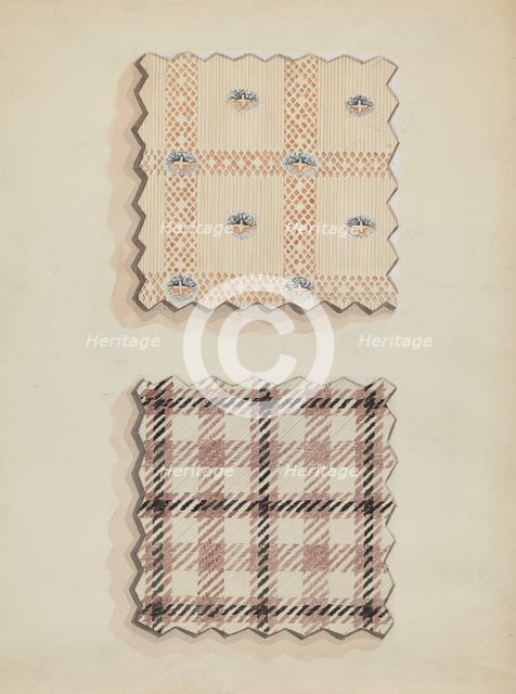 Vest Material, c. 1936. Creator: Robert Stewart.