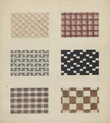 Vest Material, c. 1936. Creator: Robert Stewart