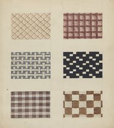 Vest Material, c. 1936. Creator: Robert Stewart