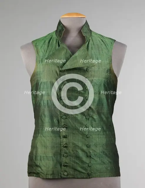 Vest, probably British, 1810-19. Creator: Unknown.