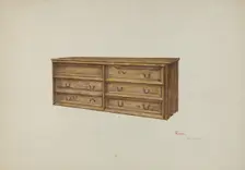 Vestment Chest, 1940. Creator: Hal Blakeley