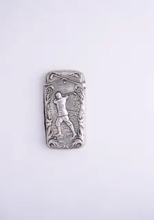 Vesta case, American, 1890s. Creator: Unknown