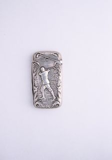 Vesta case, American, 1890s. Creator: Unknown