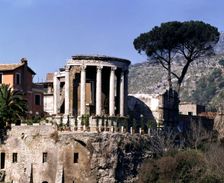 Vesta Temple or Temple of the Sibyl at Tivoli ruins