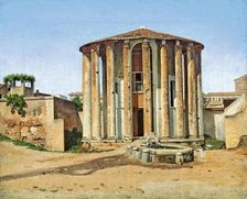 Vesta Temple in Rome, 1814-1816. Creator: CW Eckersberg