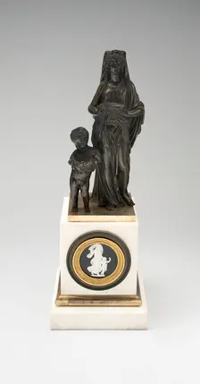 Vestal and Boy, Burslem, 1775/1800. Creator: Wedgwood