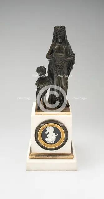 Vestal and Boy, Burslem, 1775/1800. Creator: Wedgwood.