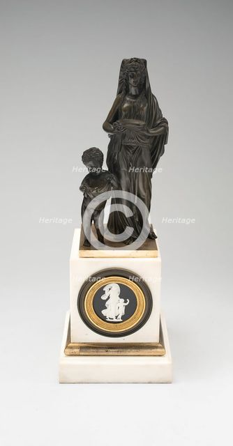 Vestal and Boy, Burslem, 1775/1800. Creator: Wedgwood.