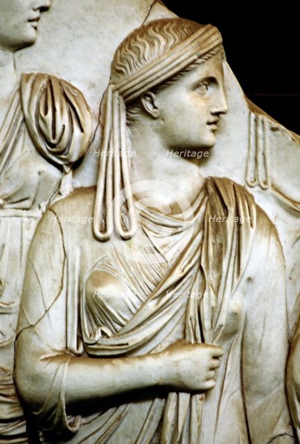 Vestal virgin, Roman, 1st century AD. Artist: Unknown