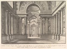 Vestibule of an ancient temple . . . (Vestibolo d'antico Tempio . . .), ca. 1743-50. Creator: Giovanni Battista Piranesi