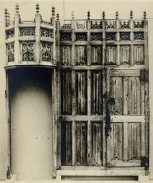 Vestibule and Wainscoting, French, 15th century. Creator: Unknown