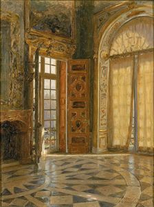 Vestibule Corner 'Schleissheim," Prince Regent Luitpold's Palace, 1880. Creator: Herman Hartwich
