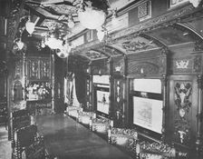 Vestibule Dining Car on the Rio-Sao Paulo Night Express of the Central Railway of Brazil 1914