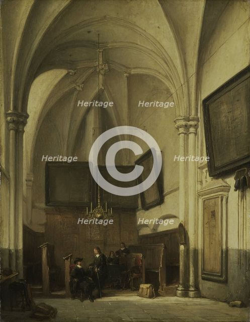 Vestry of the Church of St Stephen in Nijmegen, 1850-1891. Creator: Johannes Bosboom.