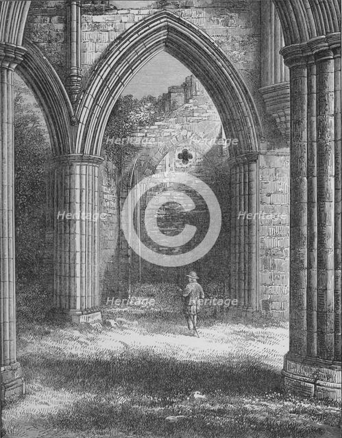 'Vestry', Rievaulx Abbey, c1880, (1897). Artist: Alexander Francis Lydon.
