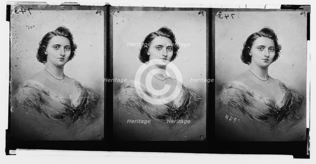 Vestralli, "Singer", ca. 1860-1865. Creator: Unknown.