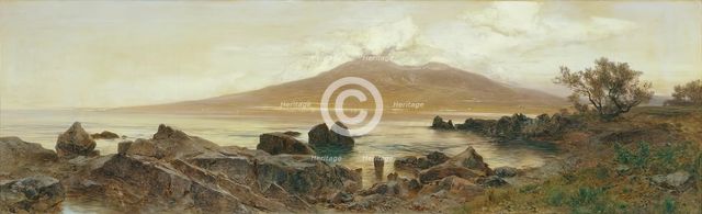 Vesuvius, 1881. Creator: Eduard Peithner von Lichtenfels.