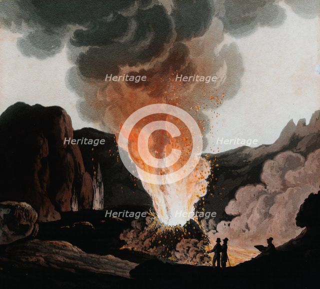 Vesuvius erupting, Italy, c1815. Creator: Unknown.