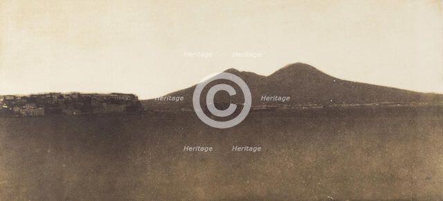 [Vesuvius from Mergellina], ca. 1855. Creator: Giacomo Caneva.