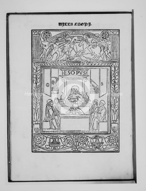 Vita Aesopi, March 27, 1492., March 27, 1492.