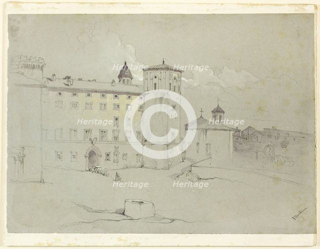 Viterbo, c. 1840-49. Creator: John Ruskin.