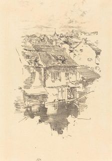 Vitré: The Canal, 1893. Creator: James Abbott McNeill Whistler