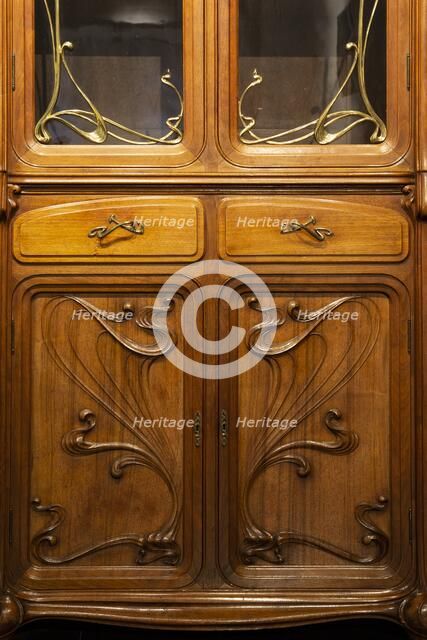 Vitrine for a dining room, Paris, France, 1899-1900, (2015). Artist: Alan John Ainsworth.