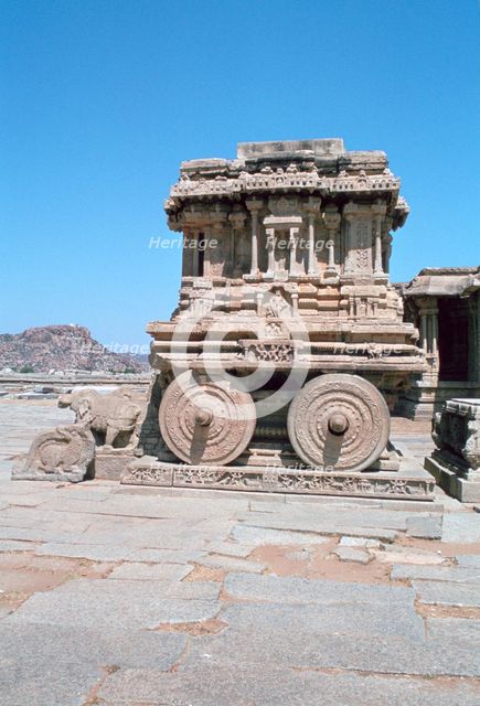 Vitthala Temple, Hampi, Karnataka, India. Creator: Vivienne Sharp.